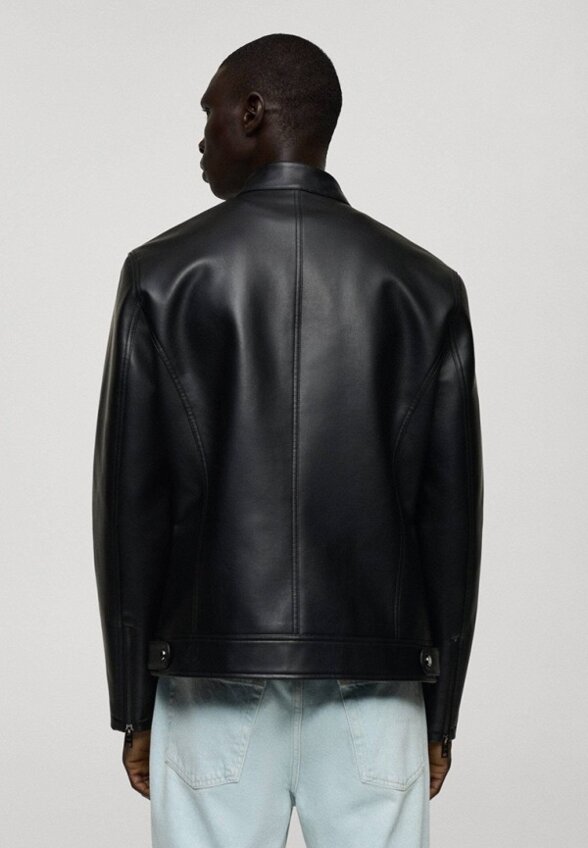 Куртка кожаная Mango Man