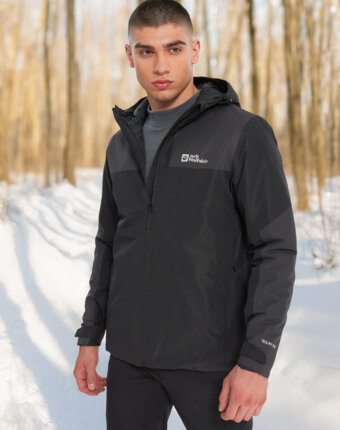 Куртка утепленная мужская Jack Wolfskin Jasper, Черный женщинам
