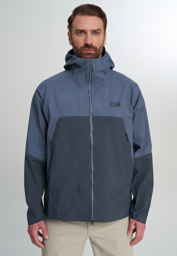 Куртка мембранная мужская Mountain Hardwear Cloud Cipher Hooded Jacket, Синий