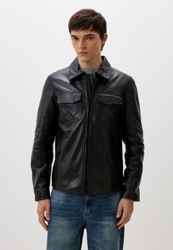 Куртка кожаная Jorg Weber