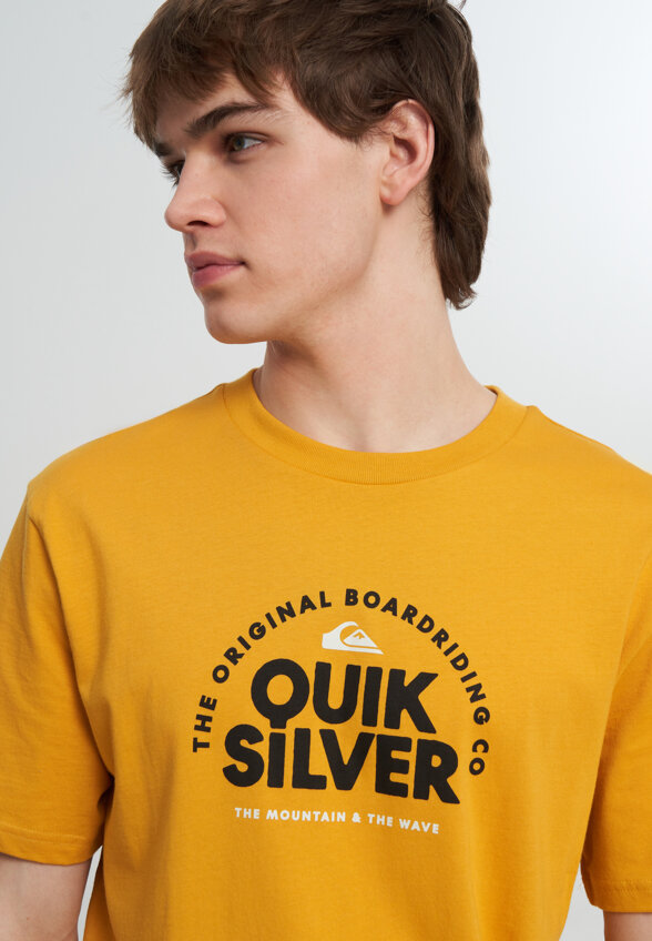 Футболка мужская Quiksilver Fundamental Ride, Желтый