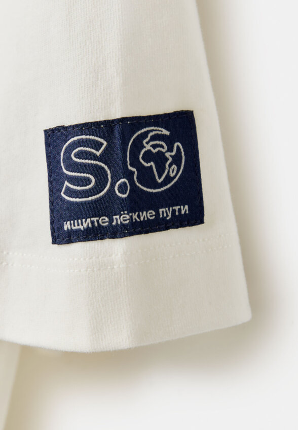 Футболка оверсайз для девочек с принтом SELA x Яндекс Путешествия