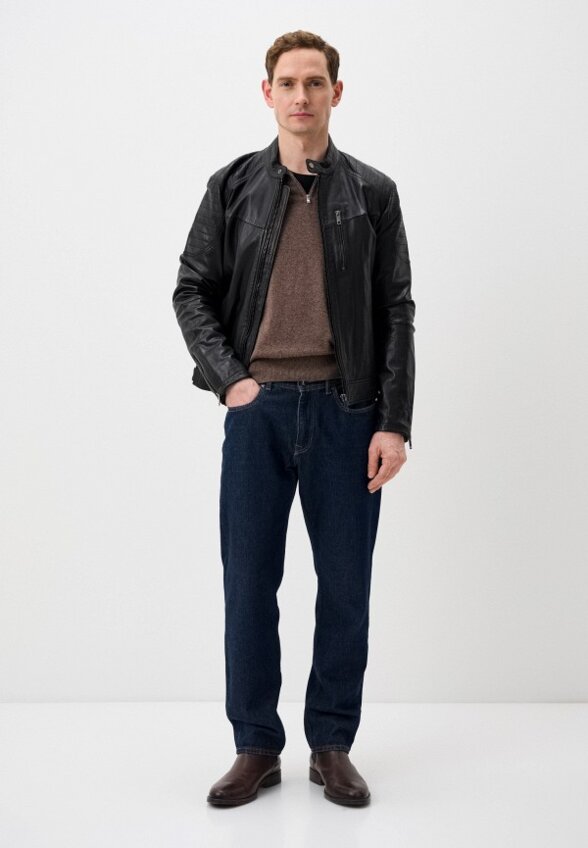 Куртка кожаная Urban Fashion for Men