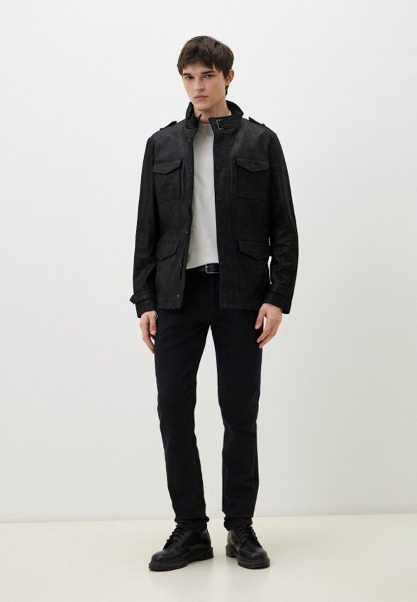 Куртка кожаная Urban Fashion for Men