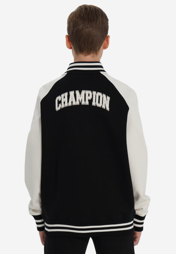Бомбер для мальчиков Champion, Черный