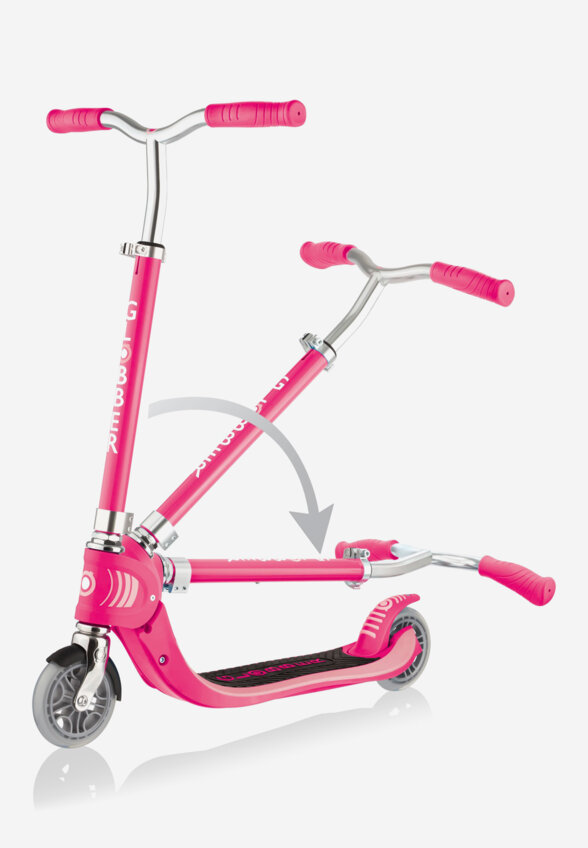 Самокат детский Globber Foldable Flow 125, Розовый