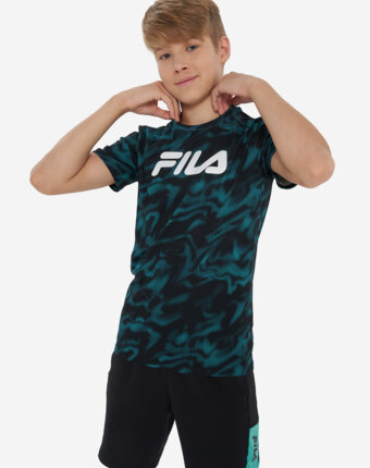 Футболка для мальчиков FILA, Черный женщинам