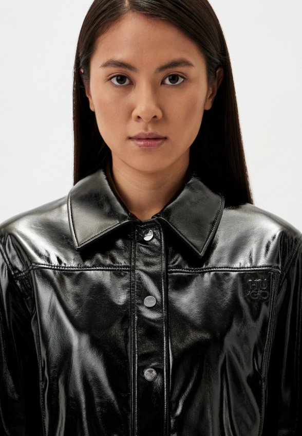 Куртка кожаная Hugo