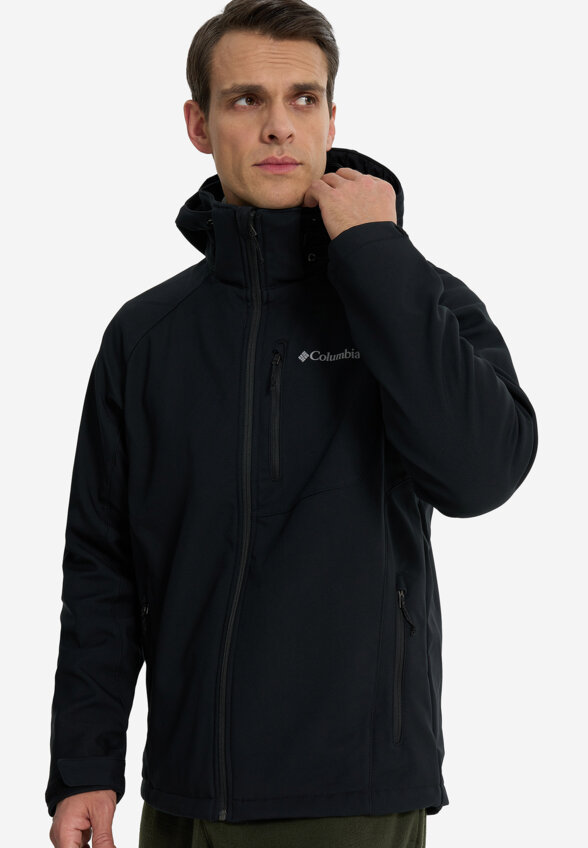 Куртка софтшелл мужская Columbia Cascade Ridge III Softshell, Черный