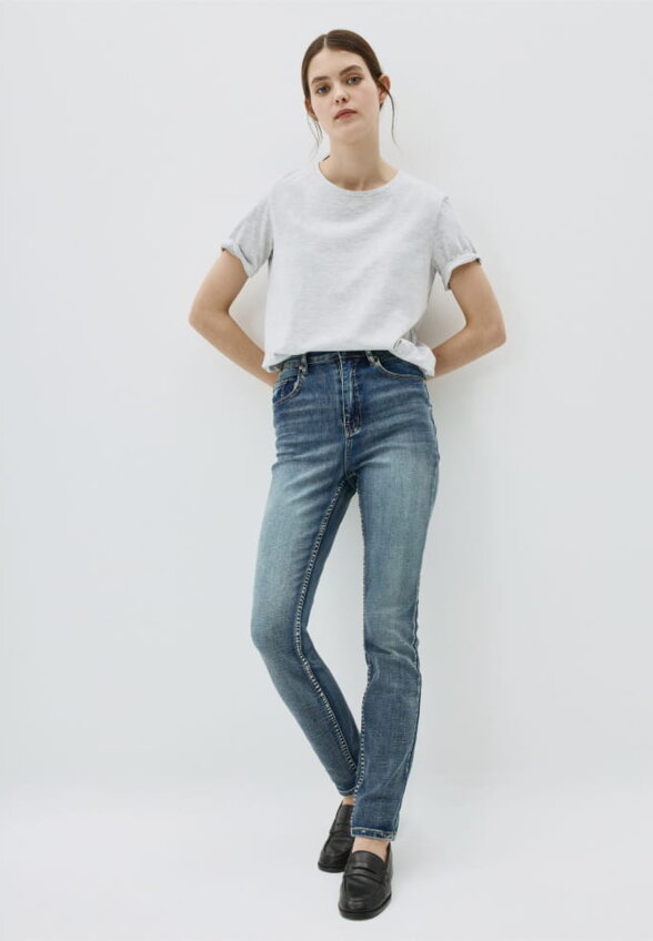 Утепленные джинсы Skinny fit