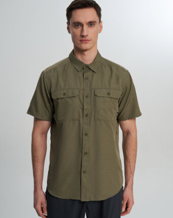 Рубашка с коротким рукавом мужская Mountain Hardwear Canyon Short Sleeve, Зеленый женщинам
