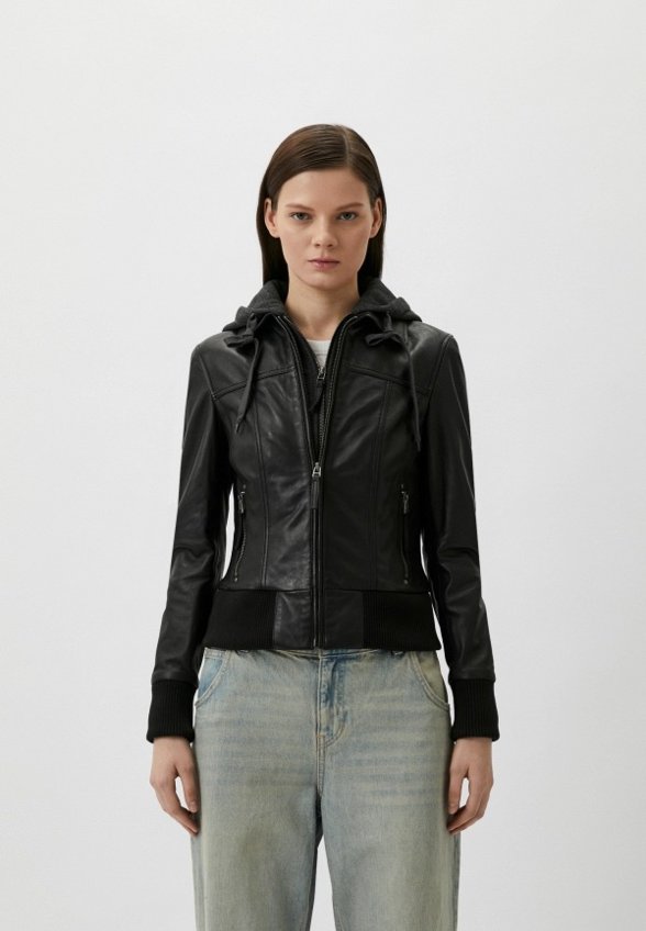 Куртка кожаная Serge Pariente