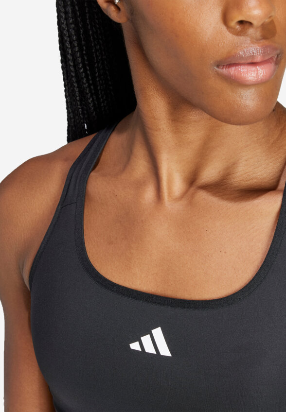 Топ бра спортивный adidas, Черный