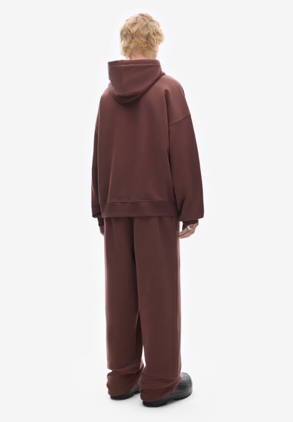 Худи zip Uniform Reddish Brown FABLE