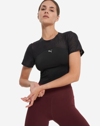 Футболка женская PUMA Lace, Черный женщинам