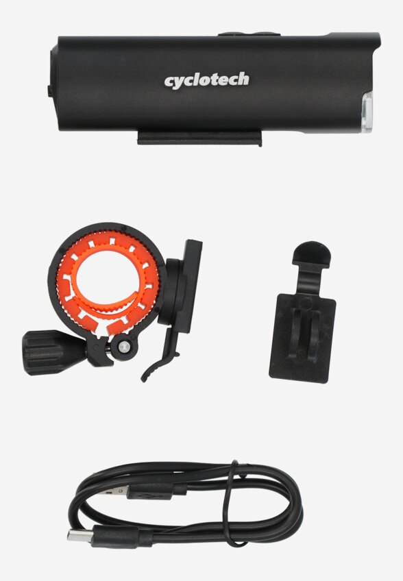 Фонарь велосипедный передний Cyclotech QL-900 R, Черный