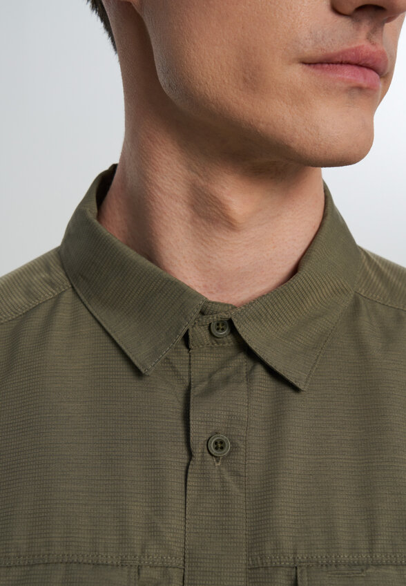 Рубашка с коротким рукавом мужская Mountain Hardwear Canyon Short Sleeve, Зеленый