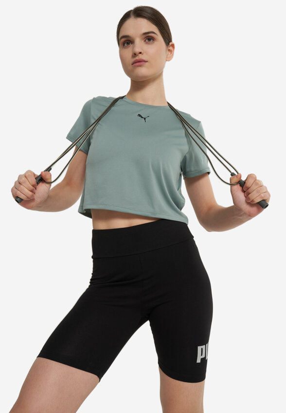 Футболка женская PUMA Tad Essential Baby, Зеленый