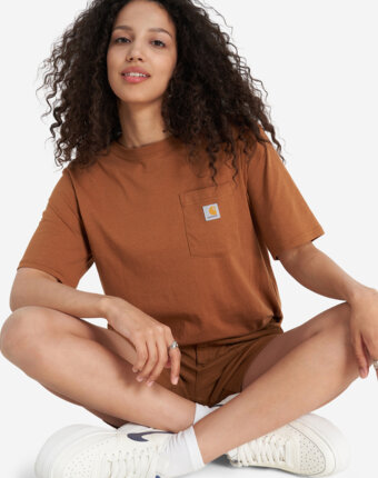 Футболка женская Carhartt, Коричневый женщинам