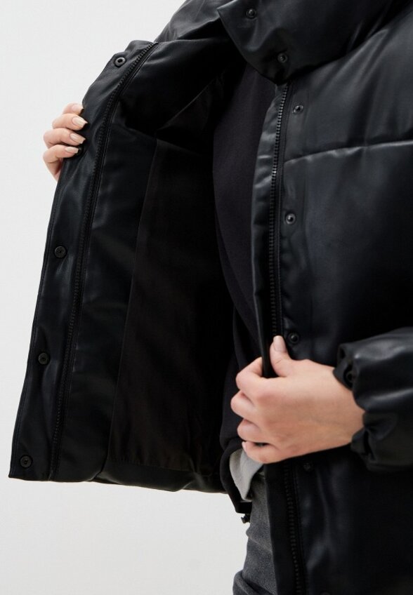 Куртка кожаная утепленная Calliope