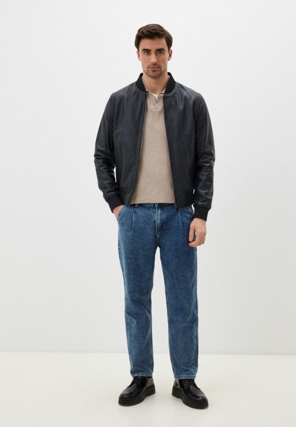 Куртка кожаная Urban Fashion for Men