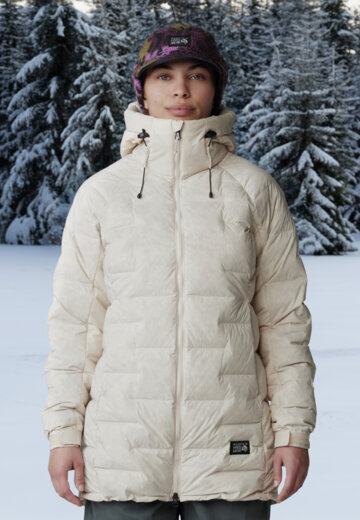 Пуховик женский Mountain Hardwear Stretchdown, Бежевый