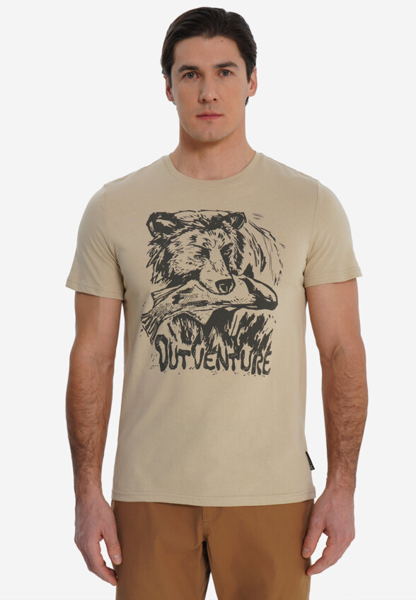 Футболка мужская Outventure, Желтый