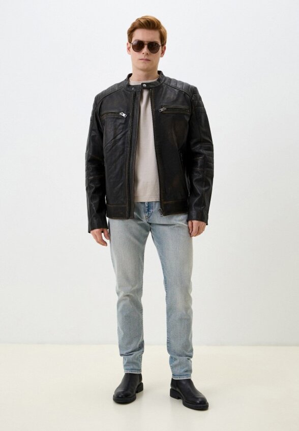 Куртка кожаная Jorg Weber