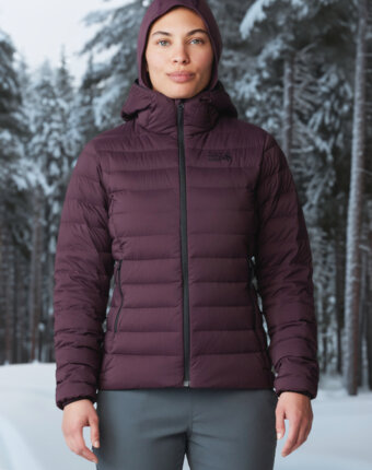 Ультралегкий пуховик женский Mountain Hardwear Deloro, Фиолетовый женщинам