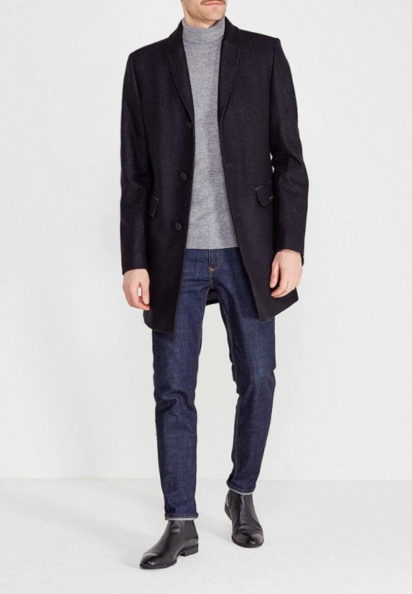 Пальто однобортное Bazioni