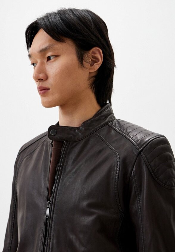 Куртка кожаная Jorg Weber