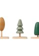 Набор деревьев ЛИВУД (LIEWOOD), 3 шт, микс с темно-зеленым1  - превью