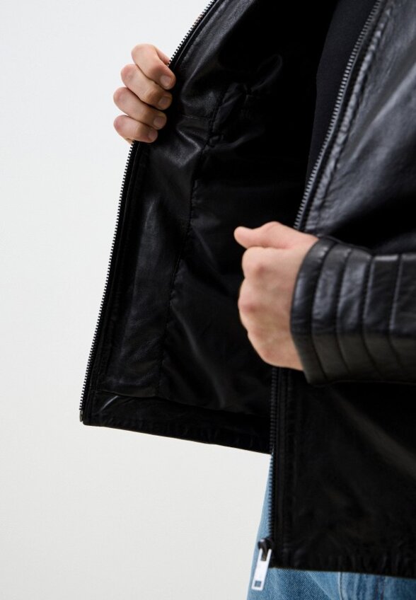 Куртка кожаная Urban Fashion for Men