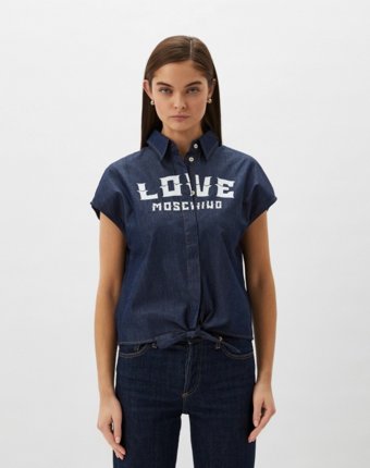 Рубашка джинсовая Love Moschino женщинам
