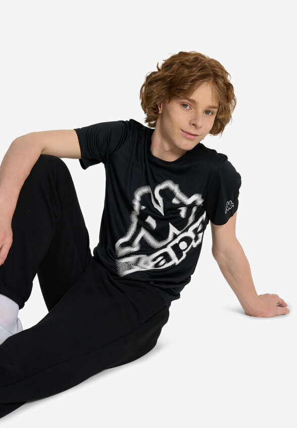 Футболка детская Kappa, Черный