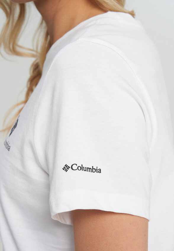 Футболка женская Columbia Rolling Bend Graphic SS, Белый