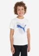 Футболка для мальчиков PUMA Graphics Cat, Белый2  - превью