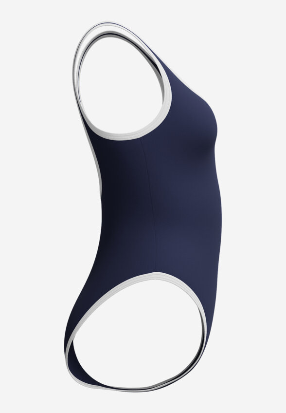 Купальник слитный женский Speedo Solid Scoop, Синий