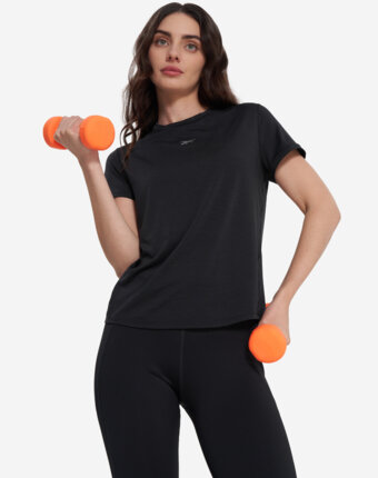 Футболка женская Reebok Rbk Chill Athletic, Черный женщинам