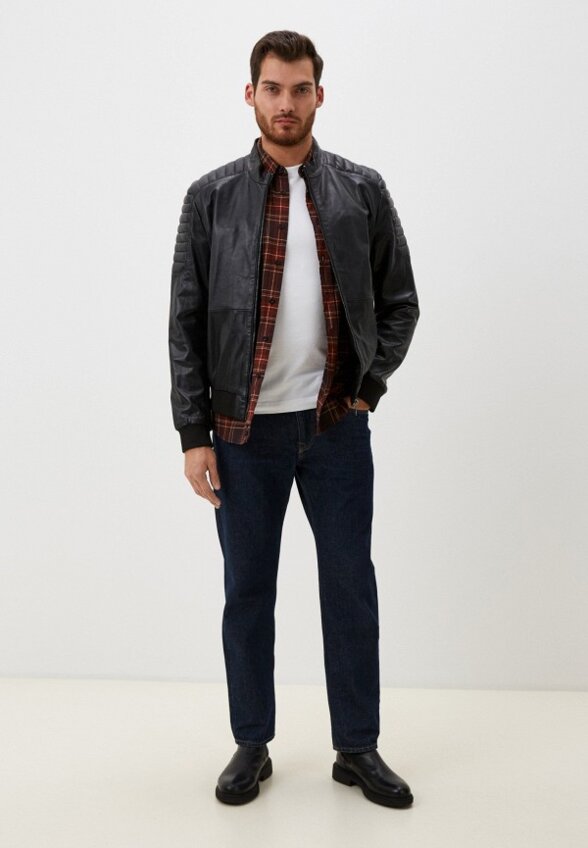 Куртка кожаная Urban Fashion for Men