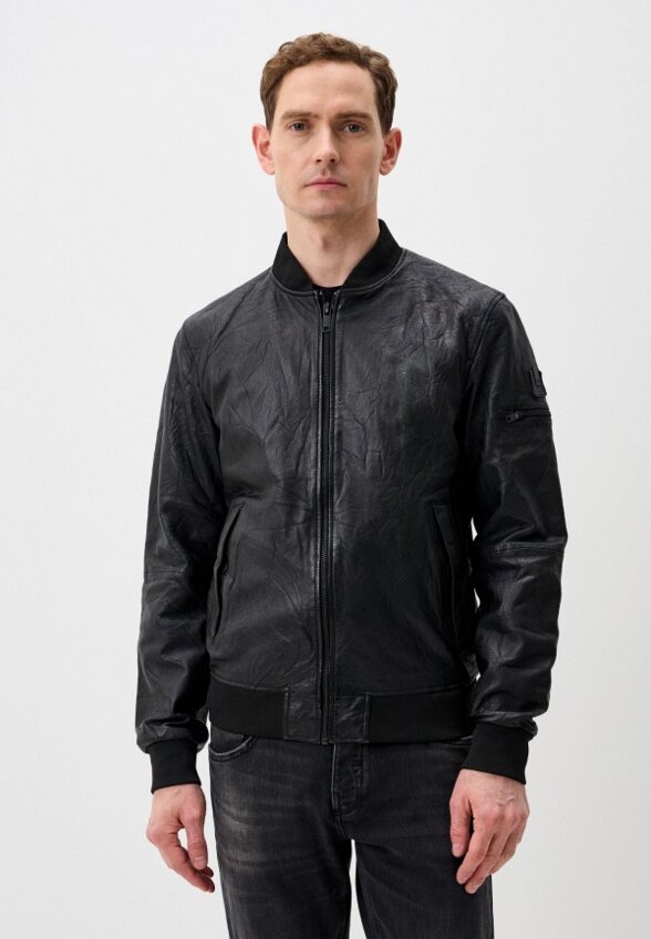Куртка кожаная Urban Fashion for Men