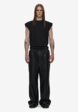 Брюки  Crumpled Faux-Leather Black FABLE1  - превью