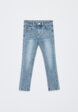 Базовые джинсы Slim fit для девочек3  - превью