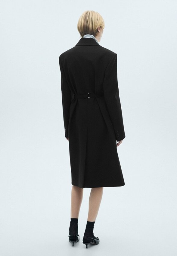 Пальто однобортное Mango