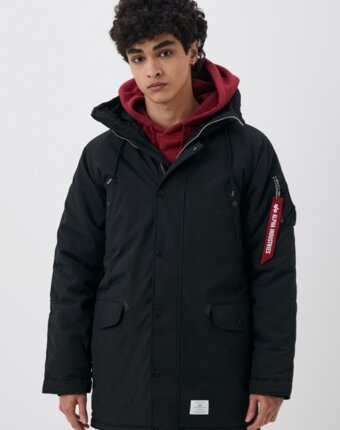 Парка и брелок Alpha Industries мужчинам