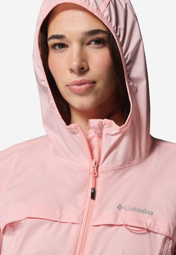 Ветровка женская Columbia Crested Canyon Windbreaker, Розовый