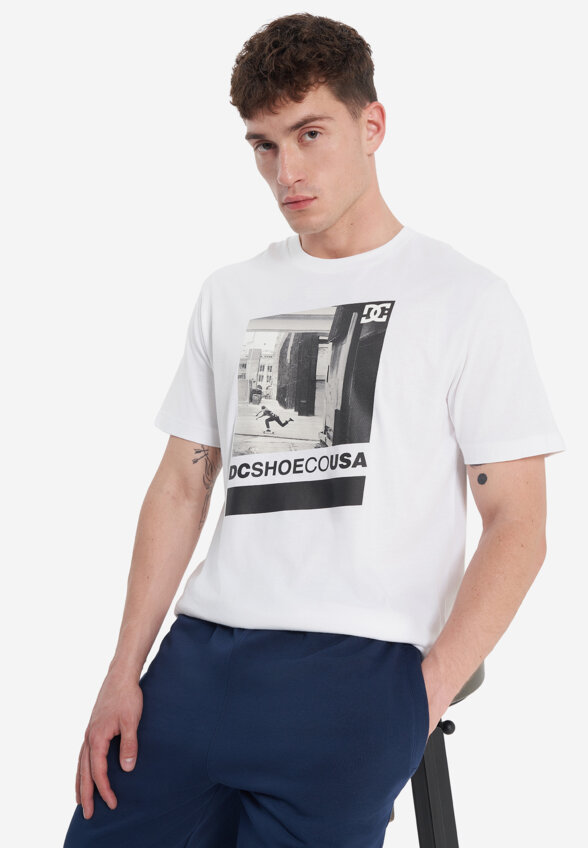 Футболка мужская DC Shoes Essy Street Scene, Белый