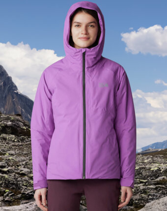 Куртка утепленная женская Mountain Hardwear Stretch Ozonic, Фиолетовый женщинам