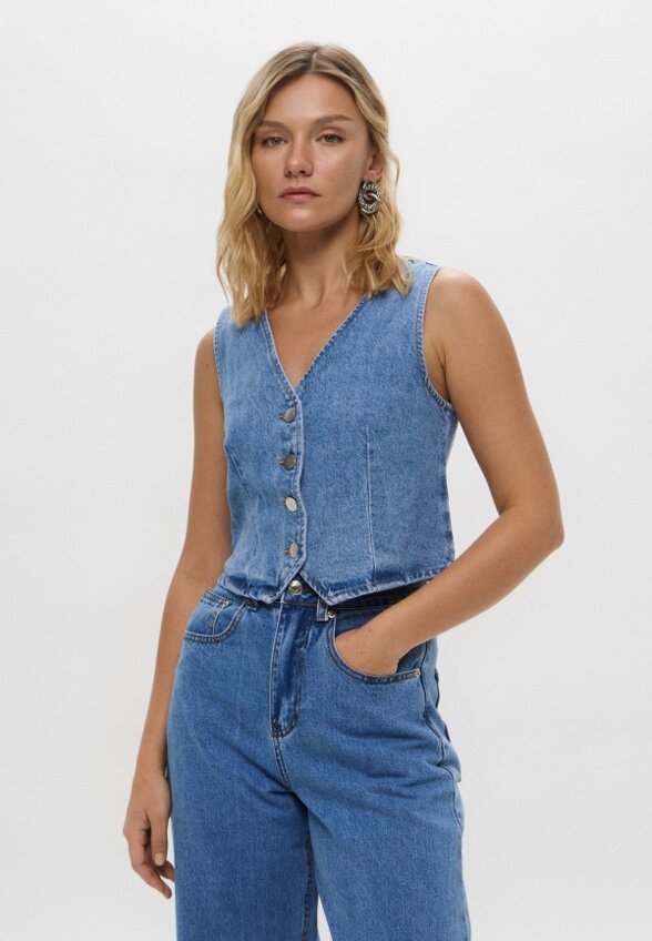 Жилет джинсовый Zarina