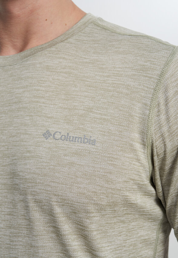 Футболка мужская Columbia Deschutes Runner Short Sleeve Shirt, Зеленый